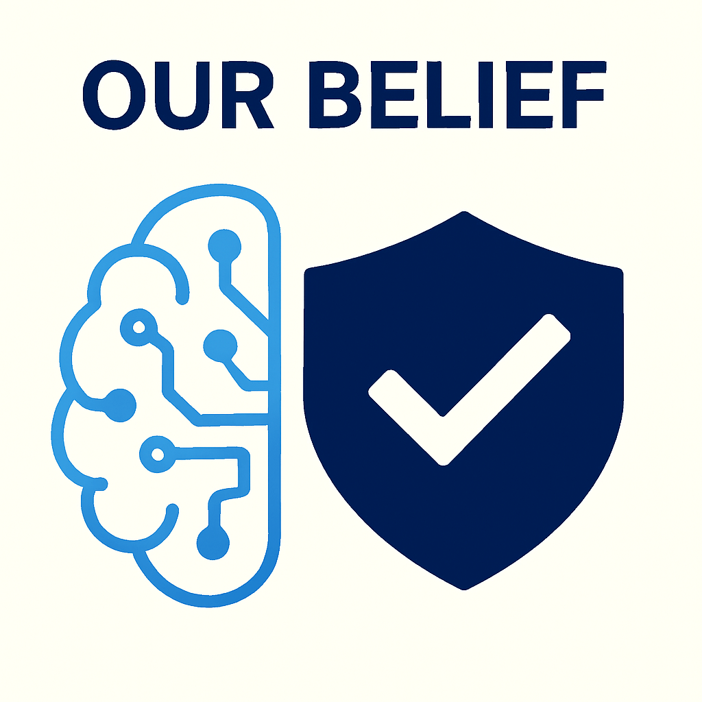 AI brain with shield representing identity risk drift